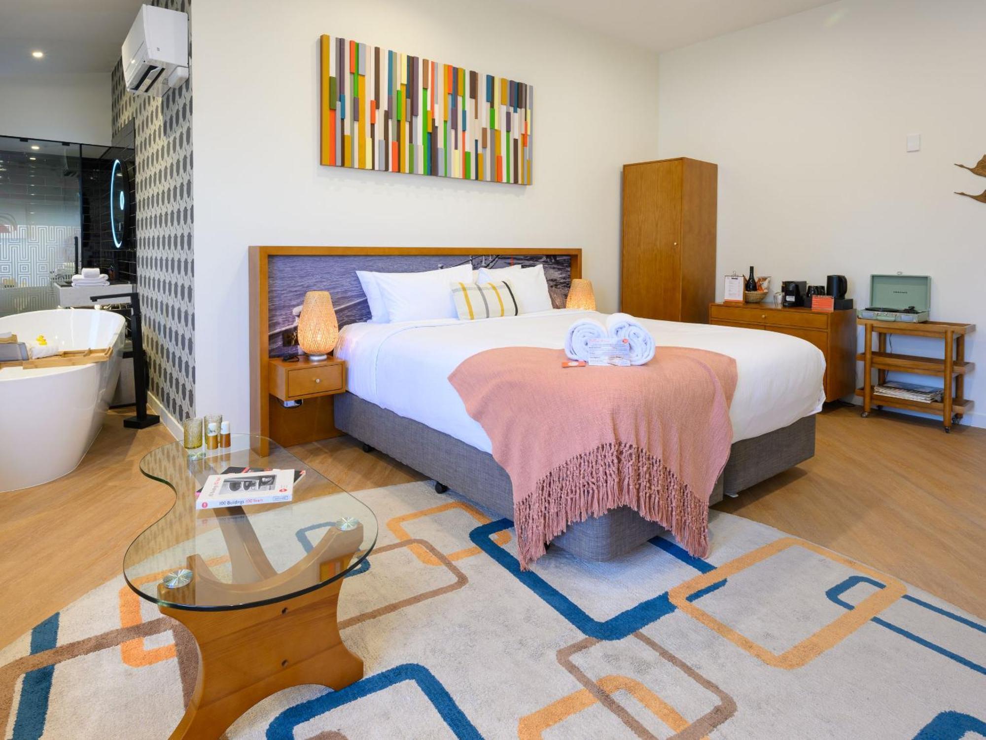 Hotel Ohtel Auckland Exteriér fotografie A room at the hotel