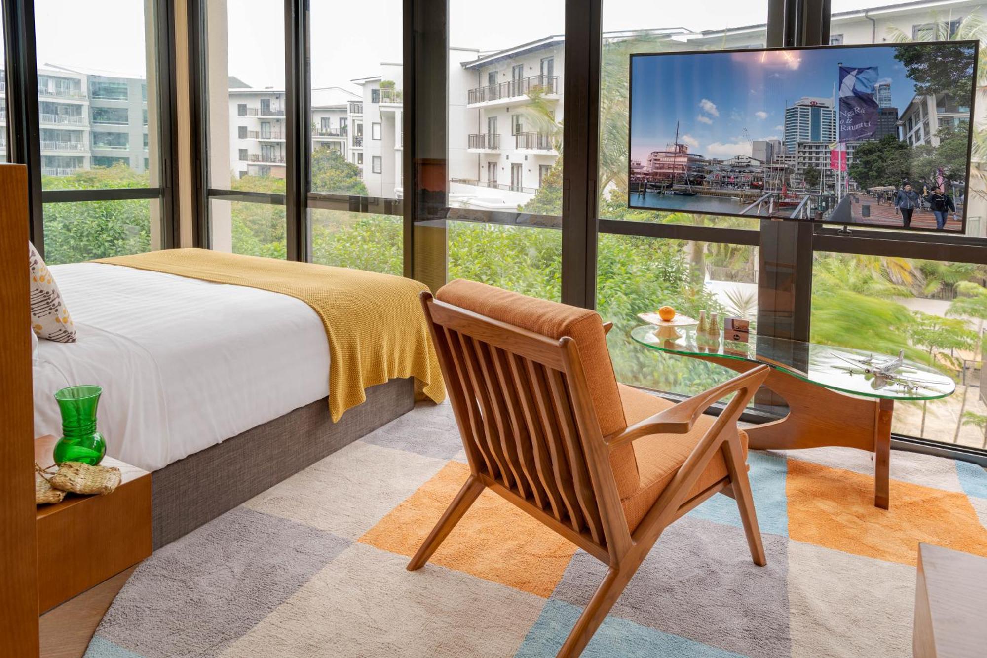 Hotel Ohtel Auckland Exteriér fotografie A bedroom at the hotel