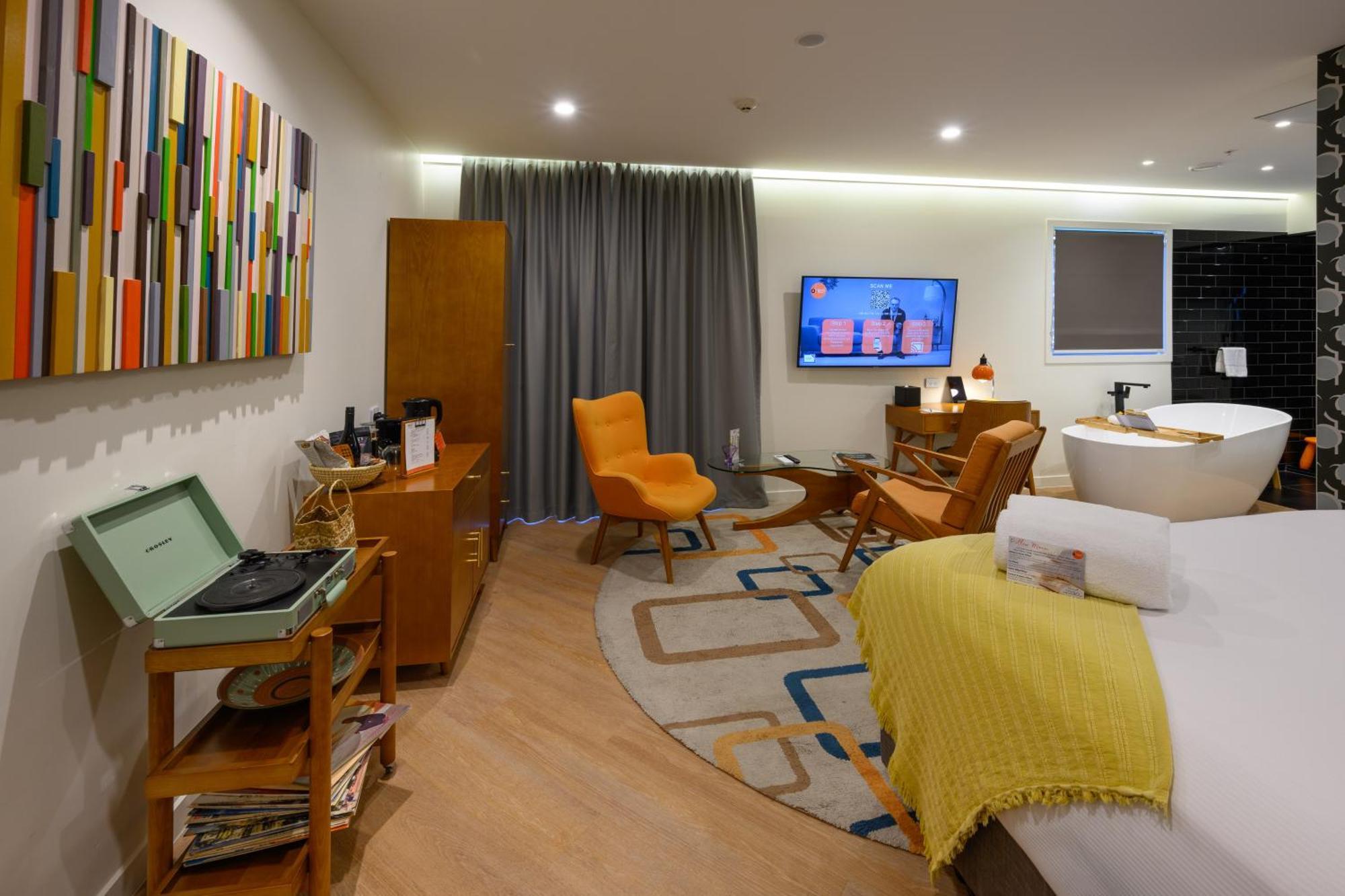 Hotel Ohtel Auckland Exteriér fotografie A room at the hotel