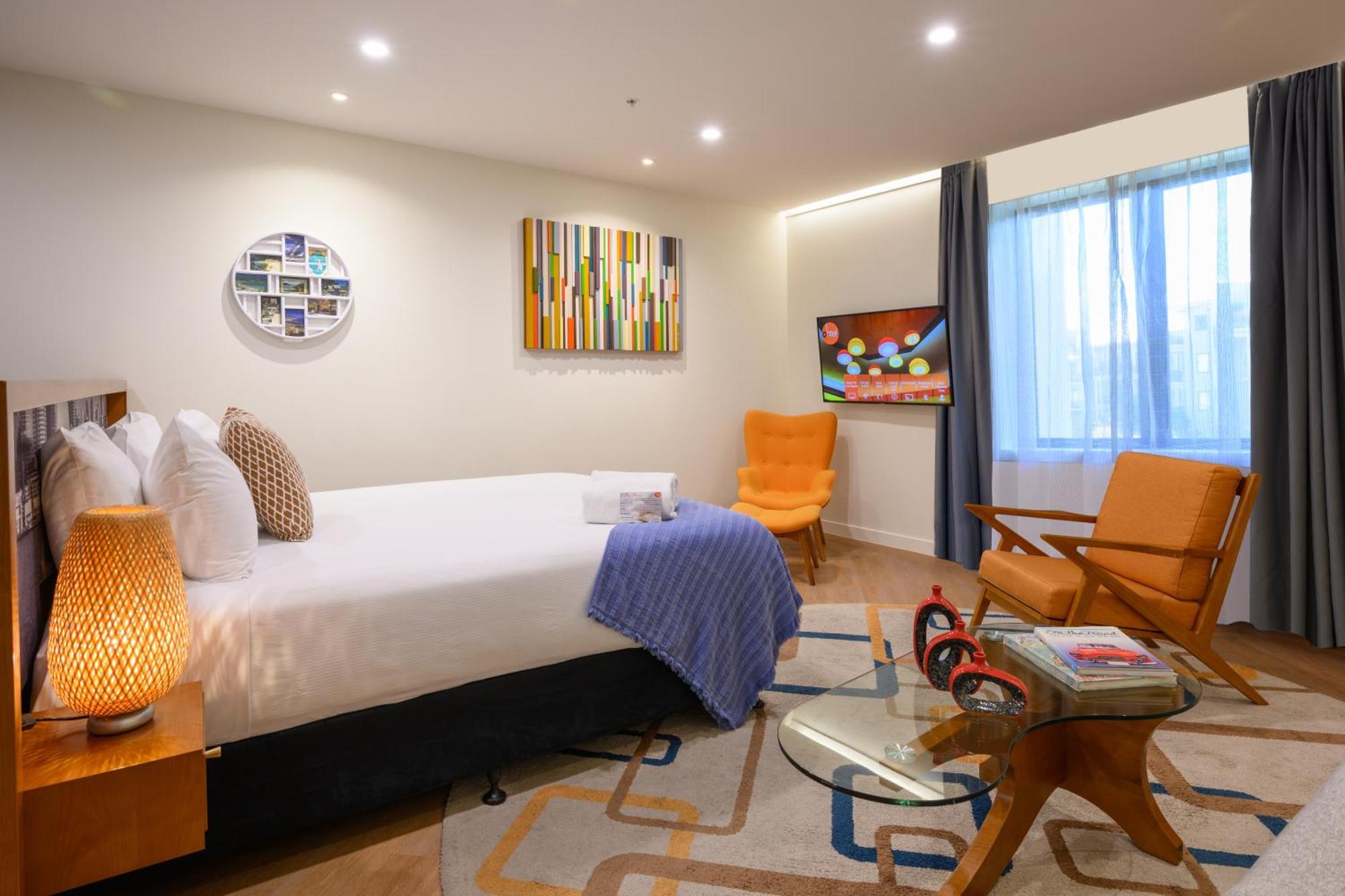 Hotel Ohtel Auckland Exteriér fotografie A room at the hotel